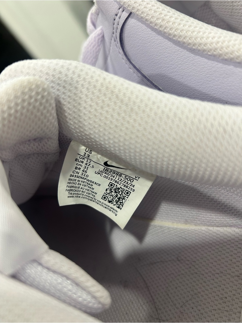 Nike Court Vision Low 'Barely Grape' - Picture 8 of 8